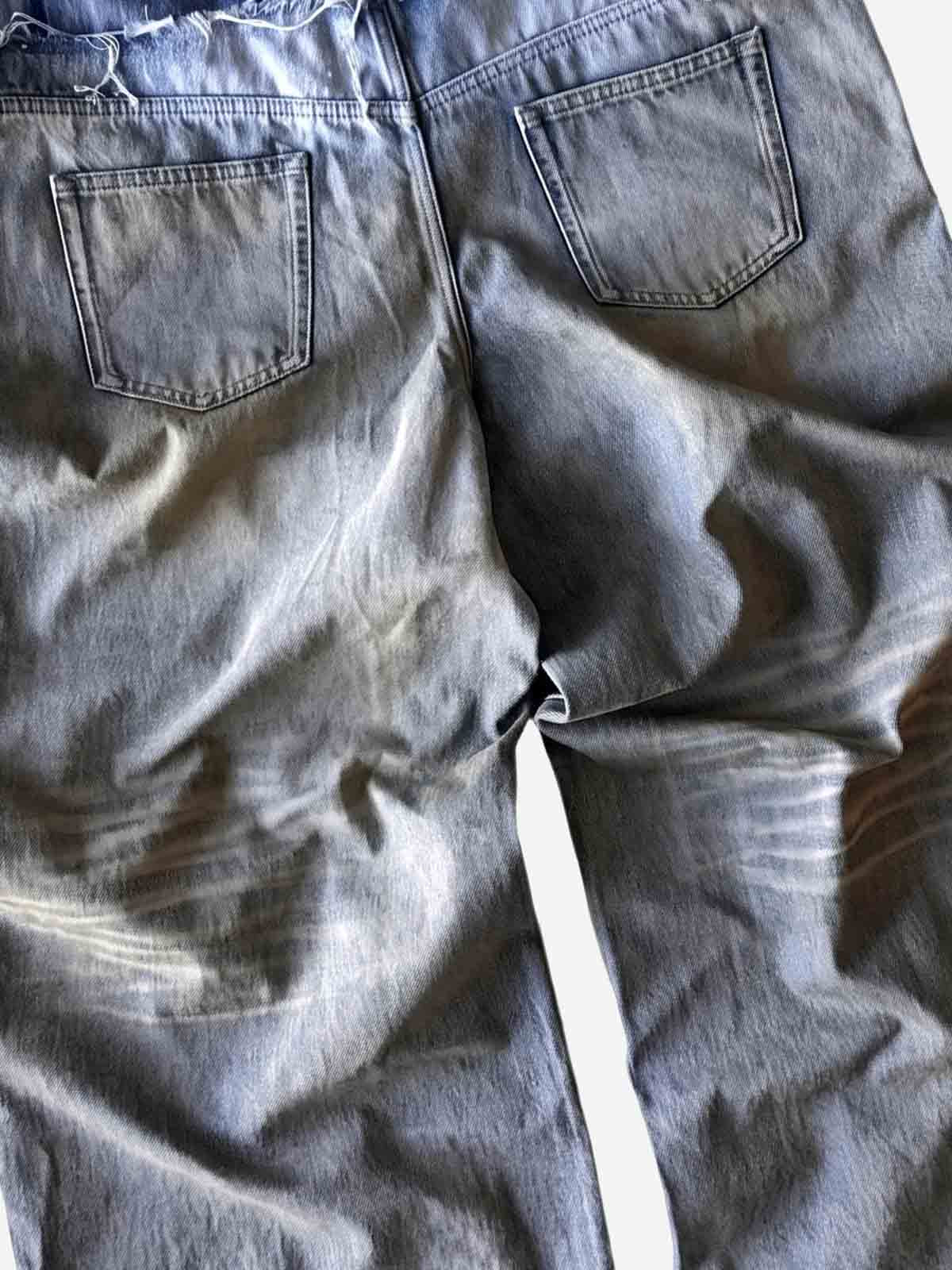 Double Waistband Jeans; Blue / S, Blue / M, Blue / L, Blue / XL