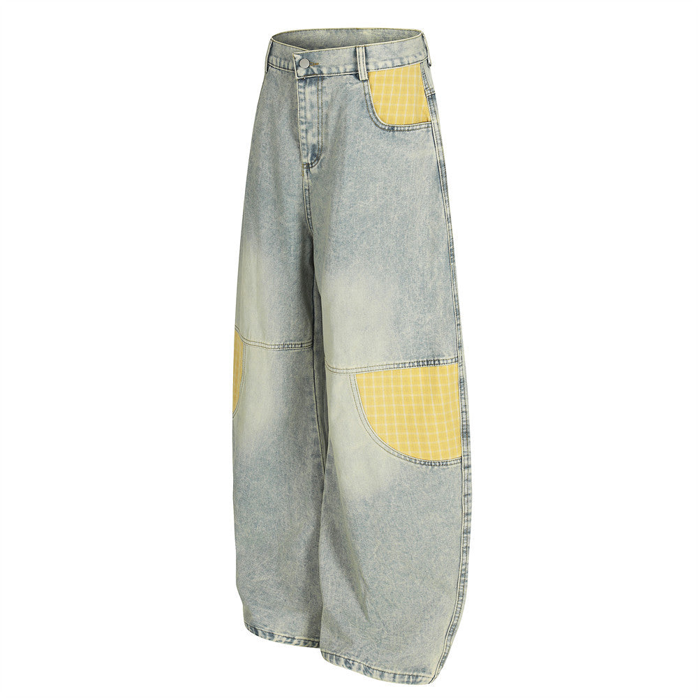Y2K Flattering Washed Denim Wide Leg Jeans