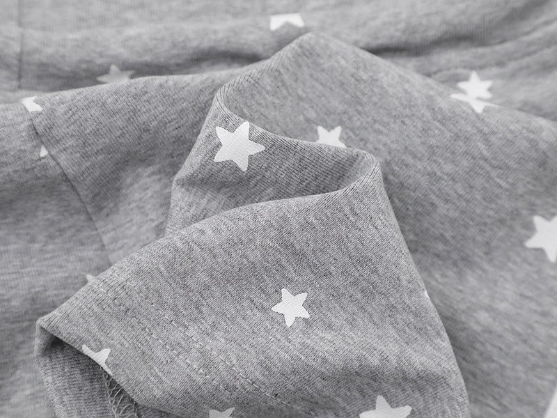 DAXUEN High-waisted star print lounge shorts