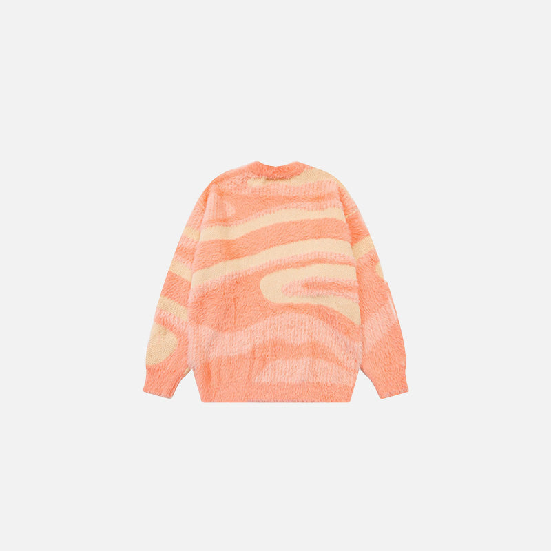 Wave Patterned Sweater