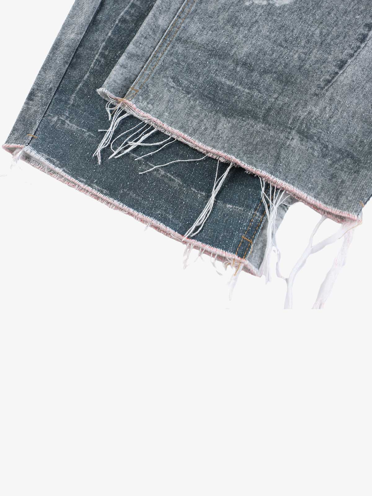 3D Tie Graphic Jeans; Photo Color / S, Photo Color / M, Photo Color / L, Photo Color / XL