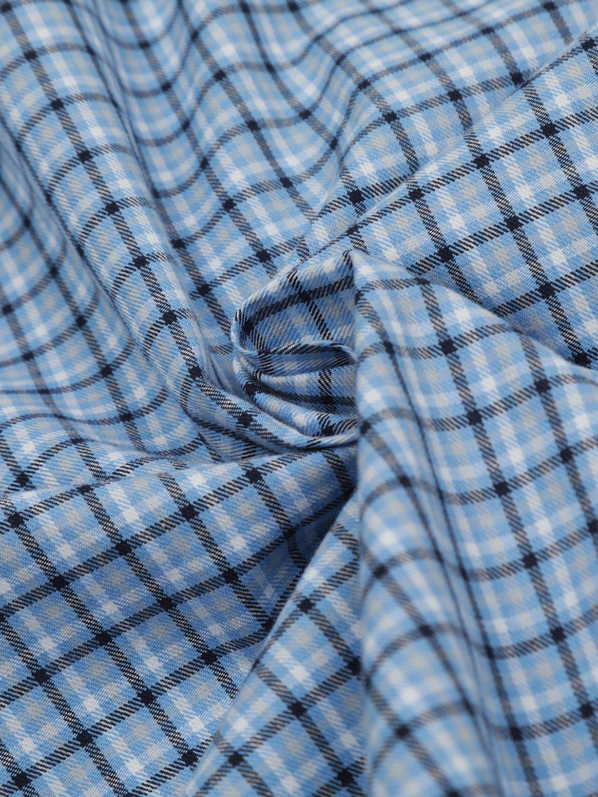 Plaid Layered Long Sleeve Shirt