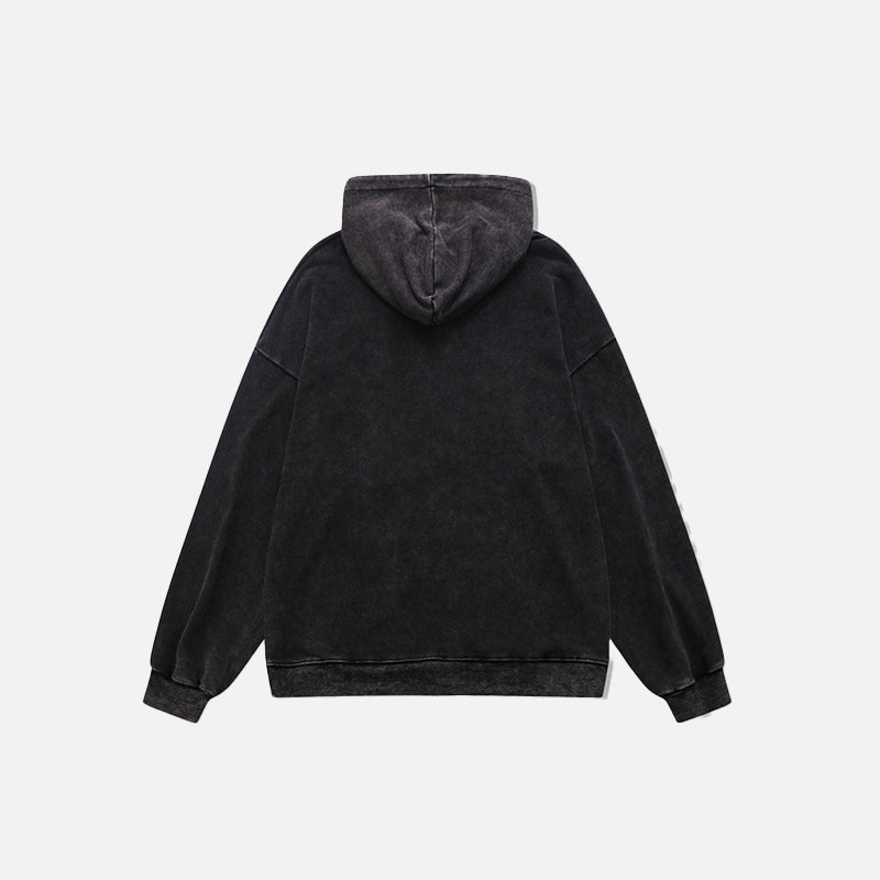 Hungry Demon Print Hoodie
