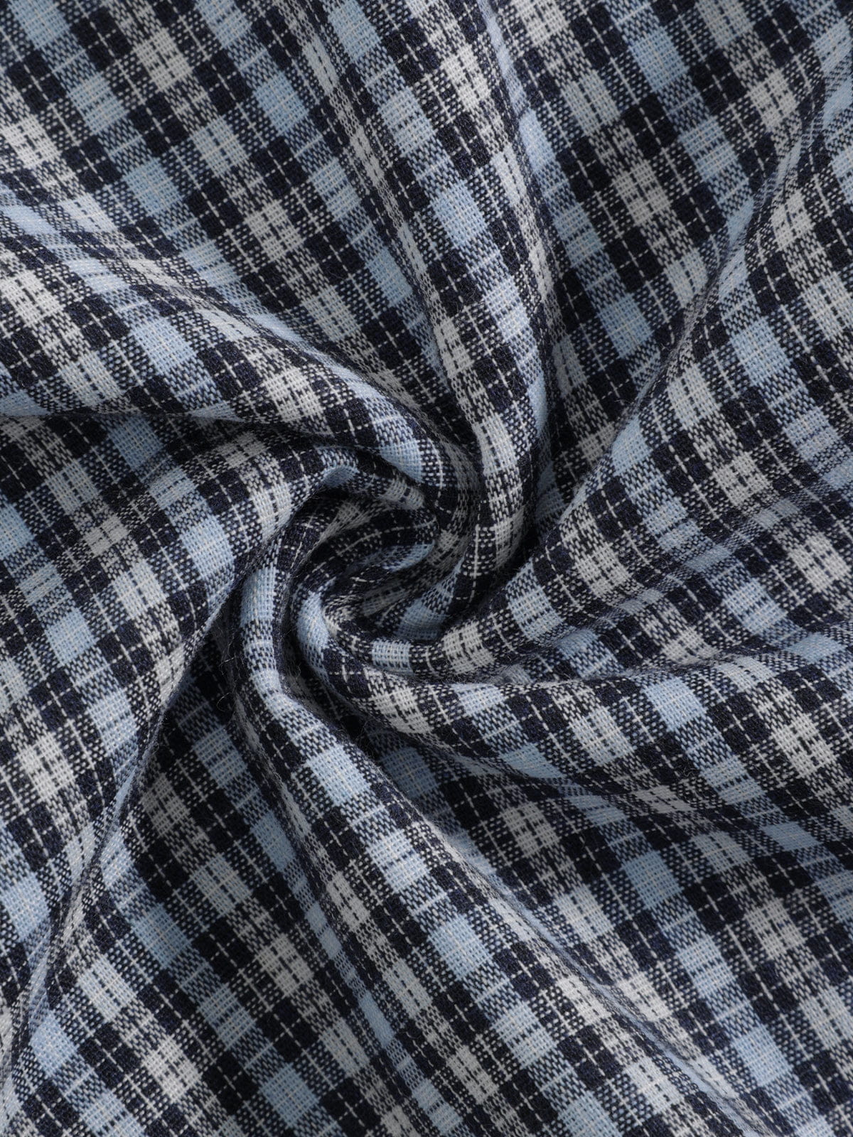 Faux Layered Plaid Long Sleeve Shirt