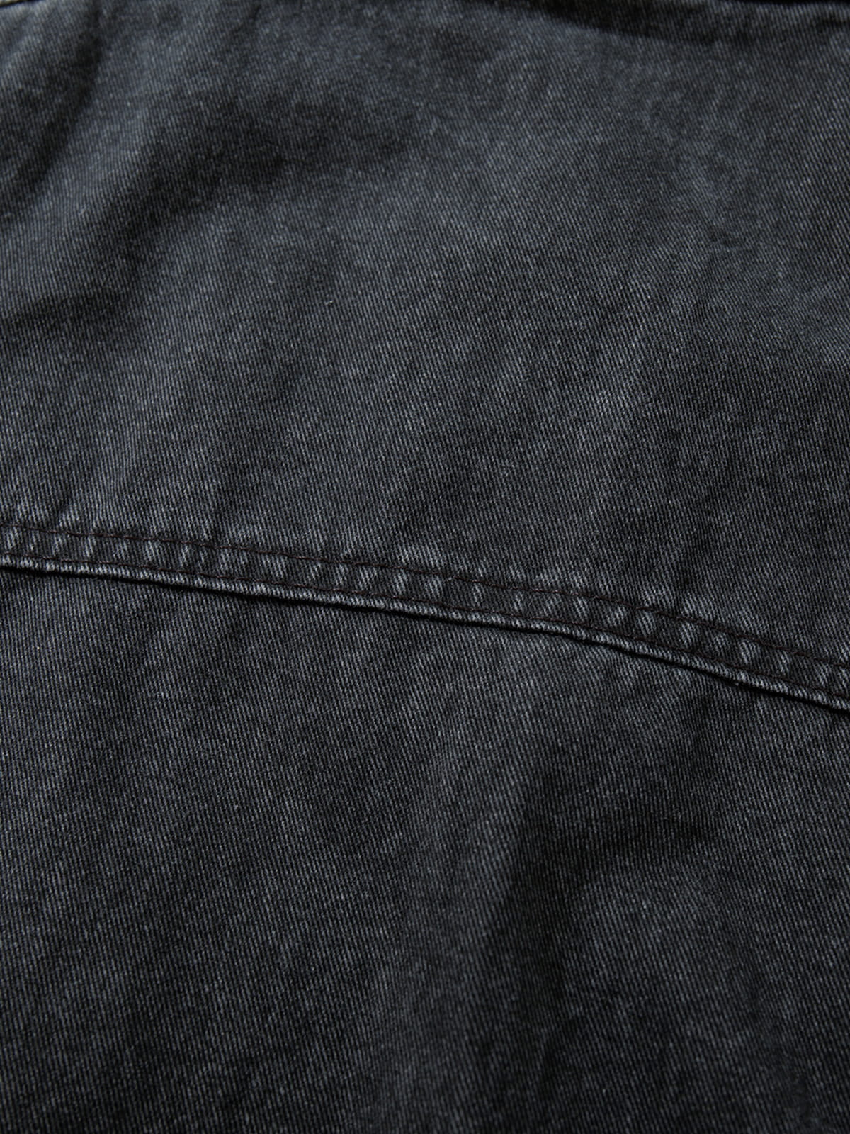 Washed Denim Short Sleeve Shirt