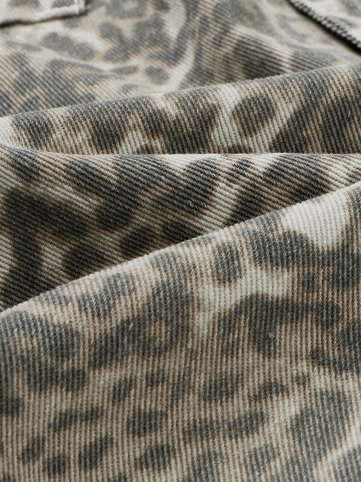 Leopard Print Longline Jorts