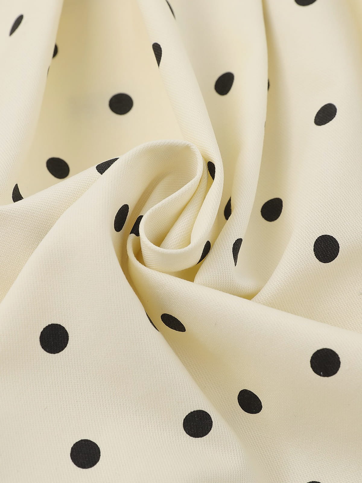 Polka Dot Pleated Skirt