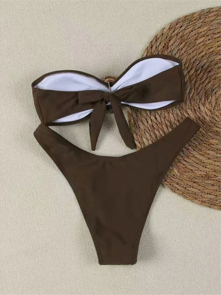 Bandeau Bikini Set