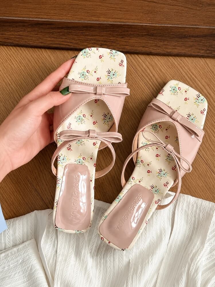 Coquette Bow Heels