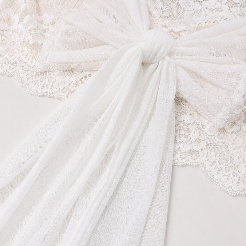 Coquette Lace Bow Top