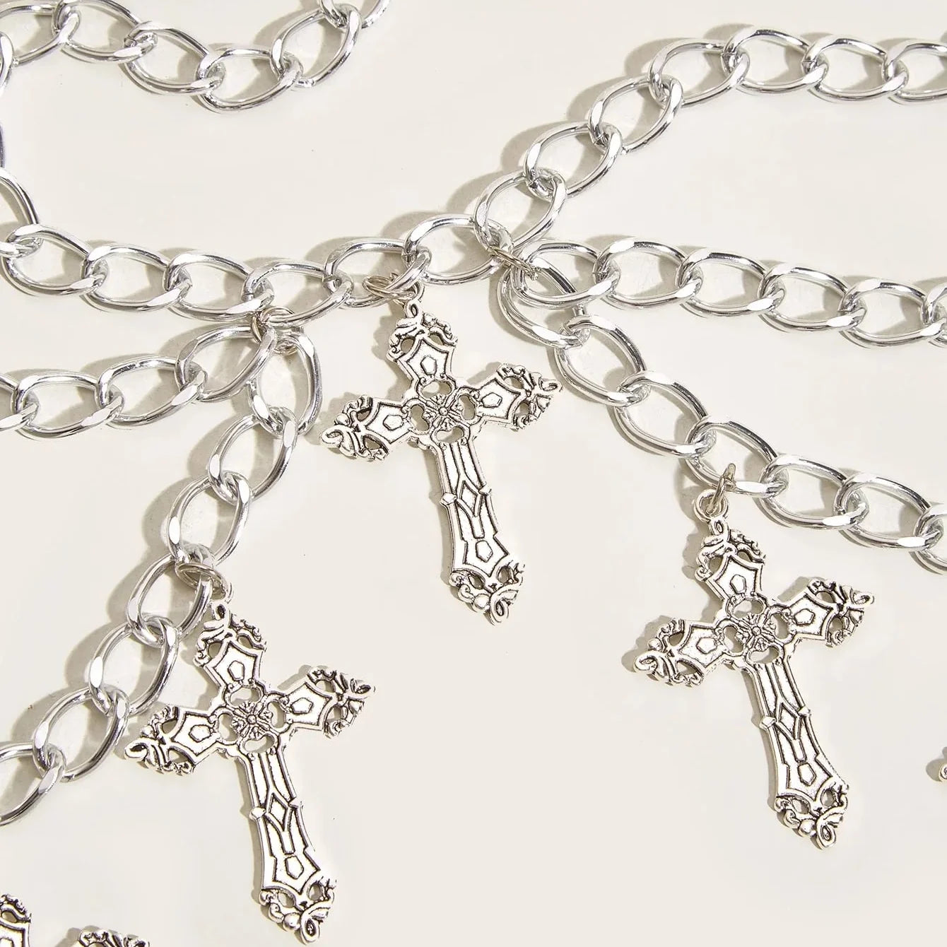Cross Chain Waist Belt