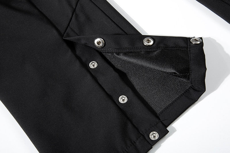 Side Breasted Cargo Pants
