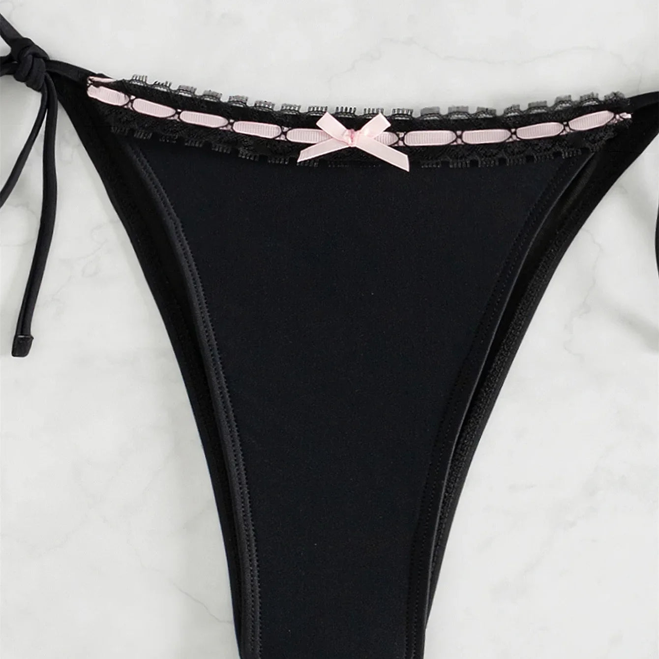 Lace Bow Bikini Set