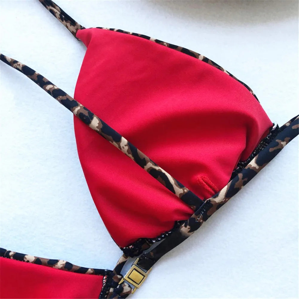 Leopard Brazilian Bikini Set