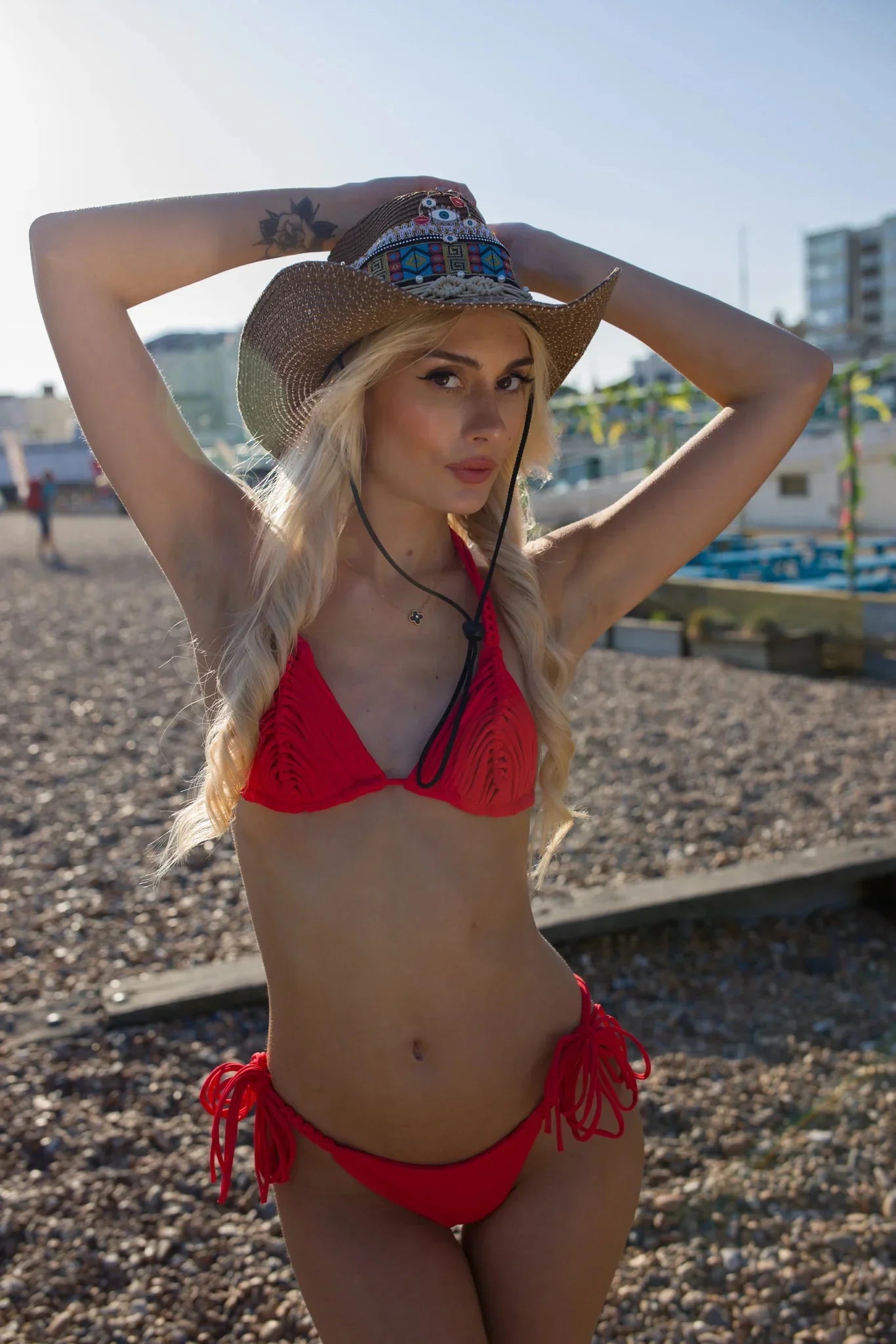 Macrame Triangle Bikini Set