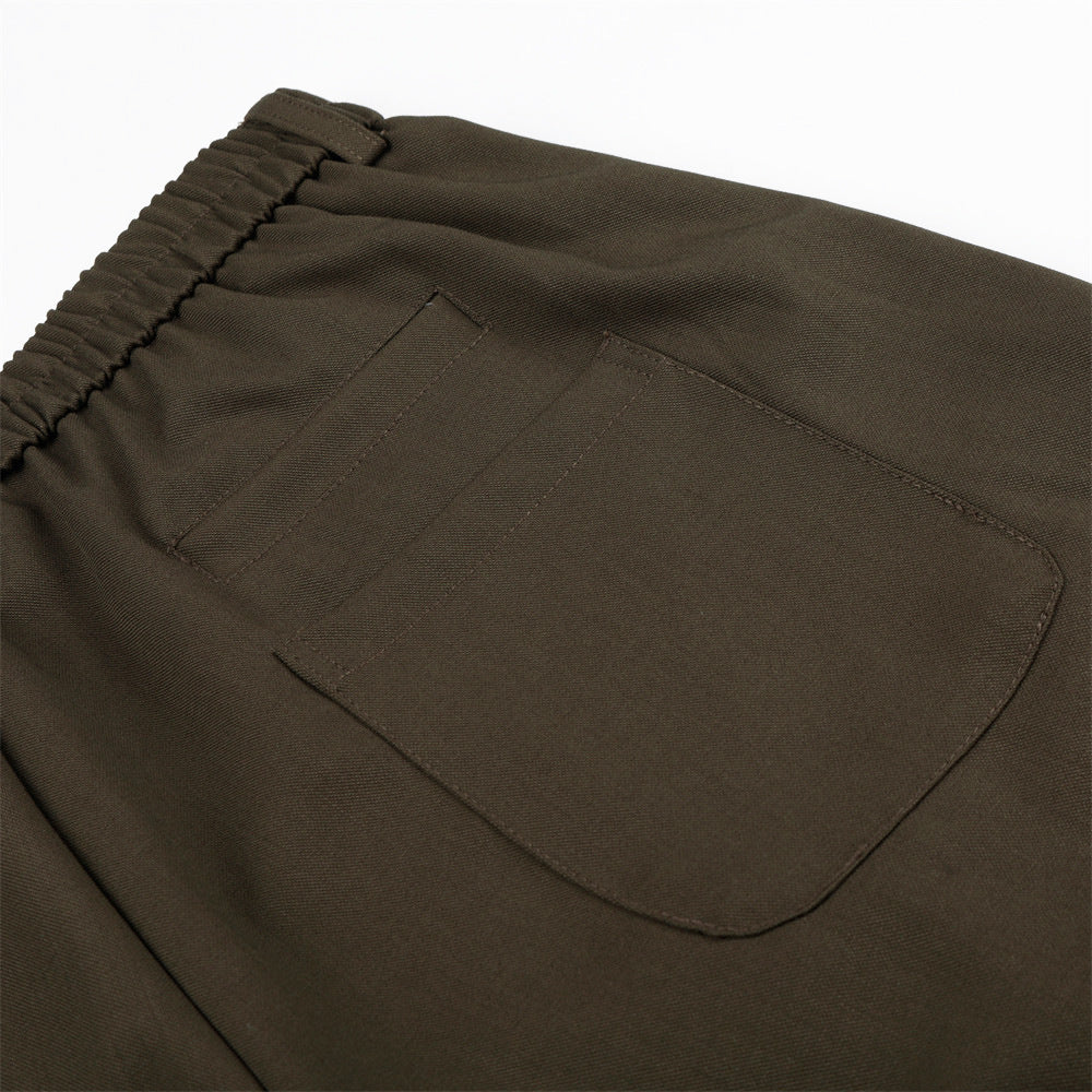 DAXUEN Knee-length casual shorts with rivet pockets