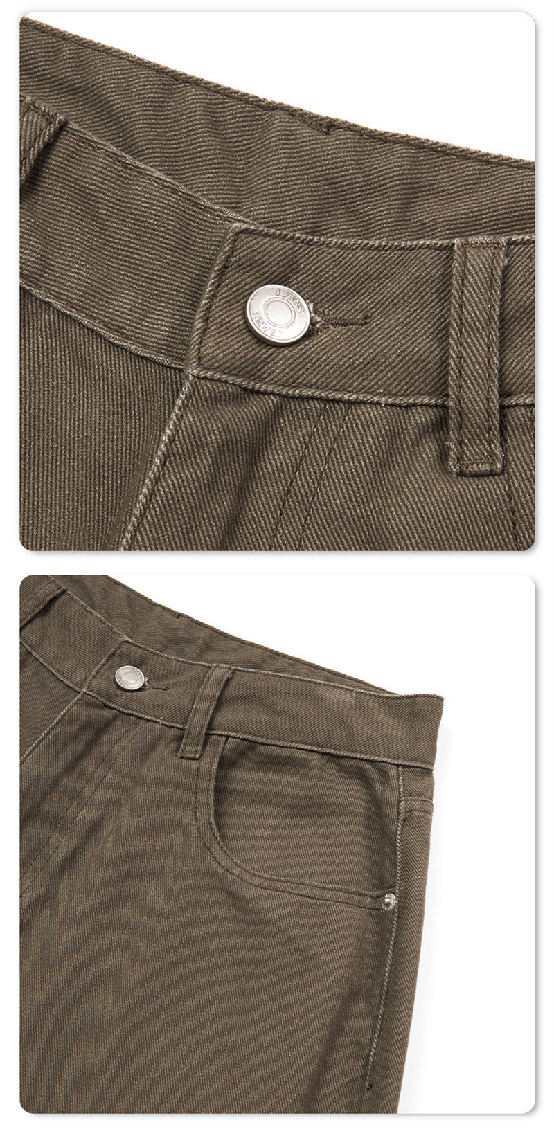 DAXUEN Wide-leg cropped pants for men