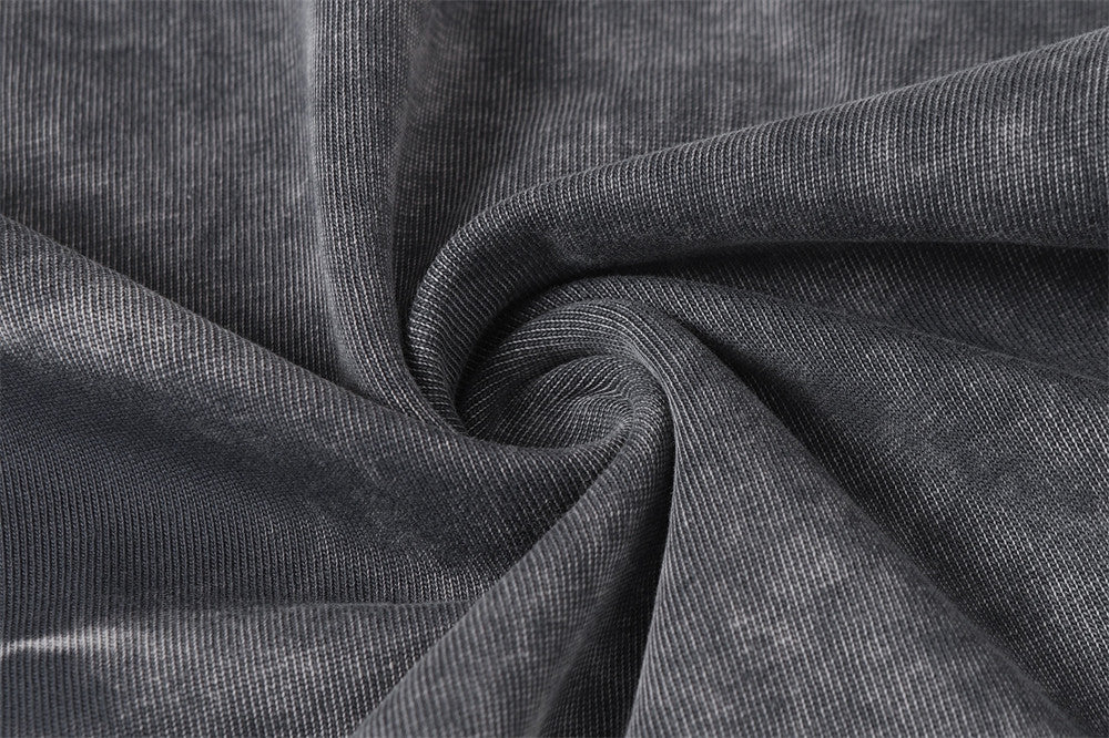 DAXUEN Distressed oversized short-sleeved t-shirt in grey