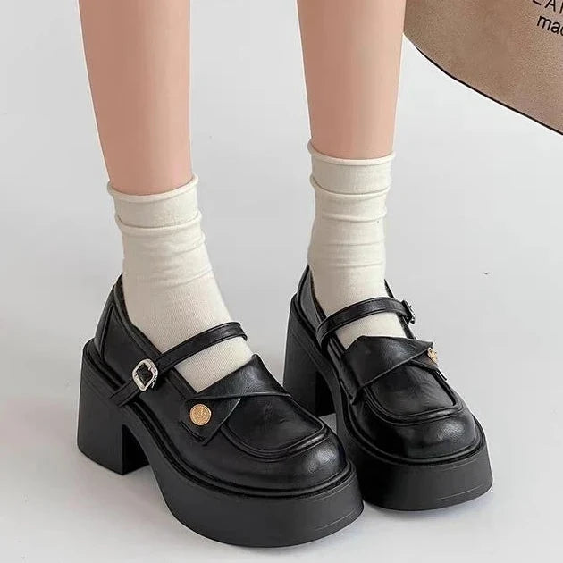 Platform Mary Jane Heels