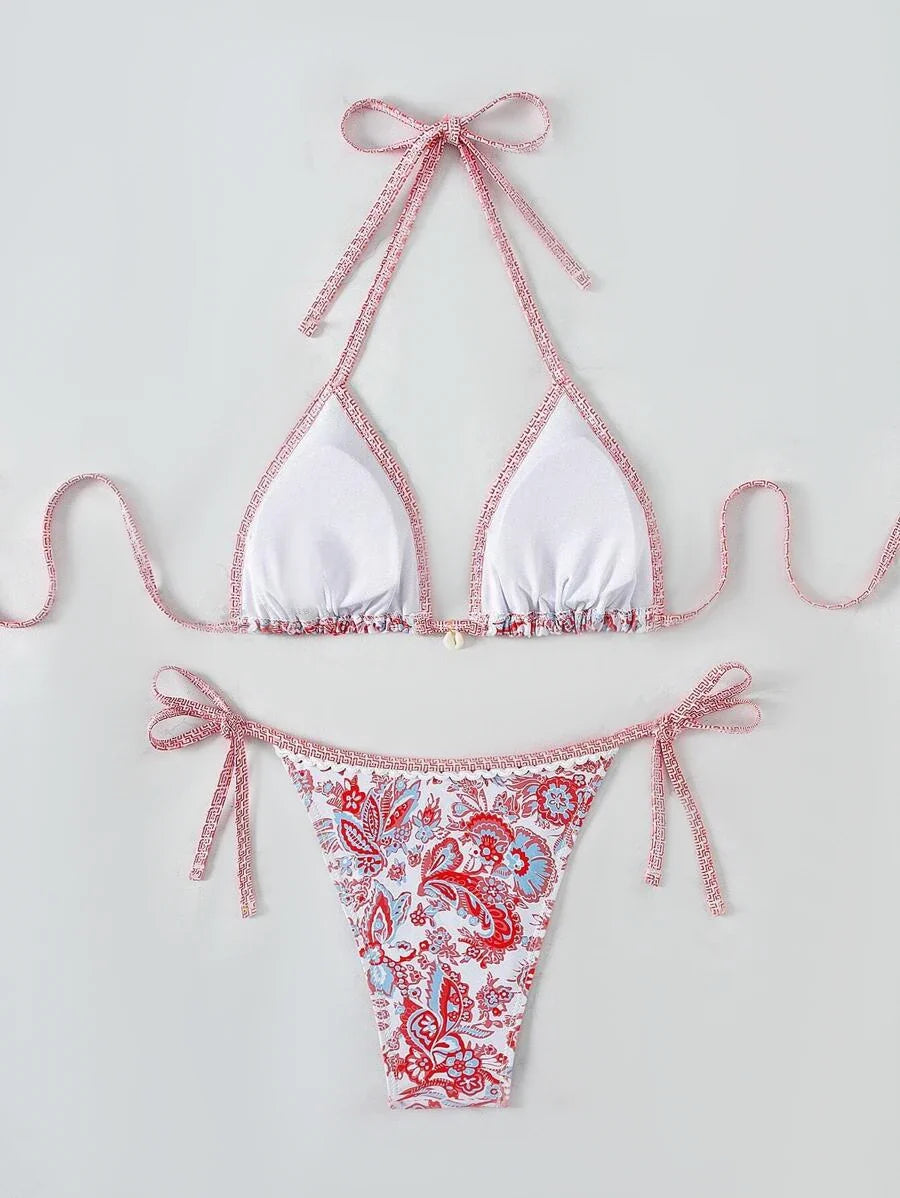 Porcelain Bikini Set
