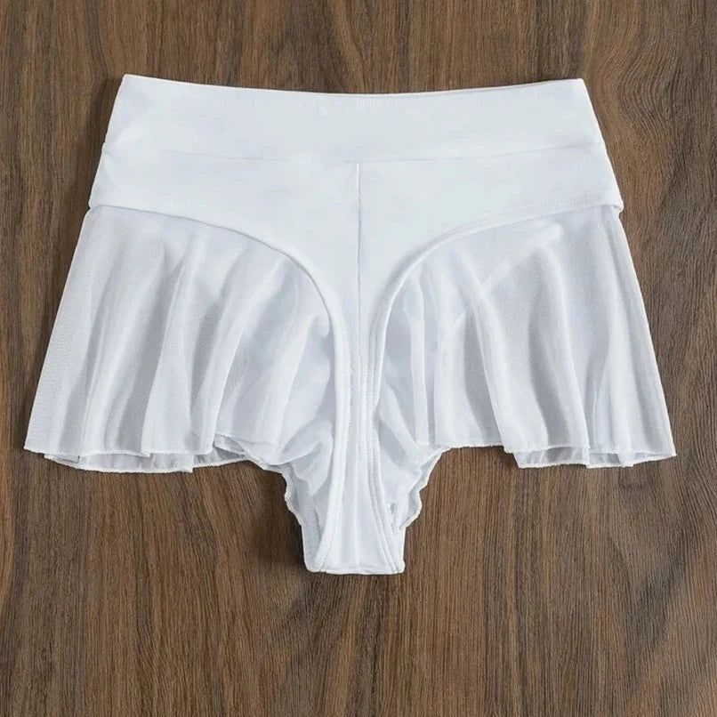 Ruffle Skirted Bikini Bottom