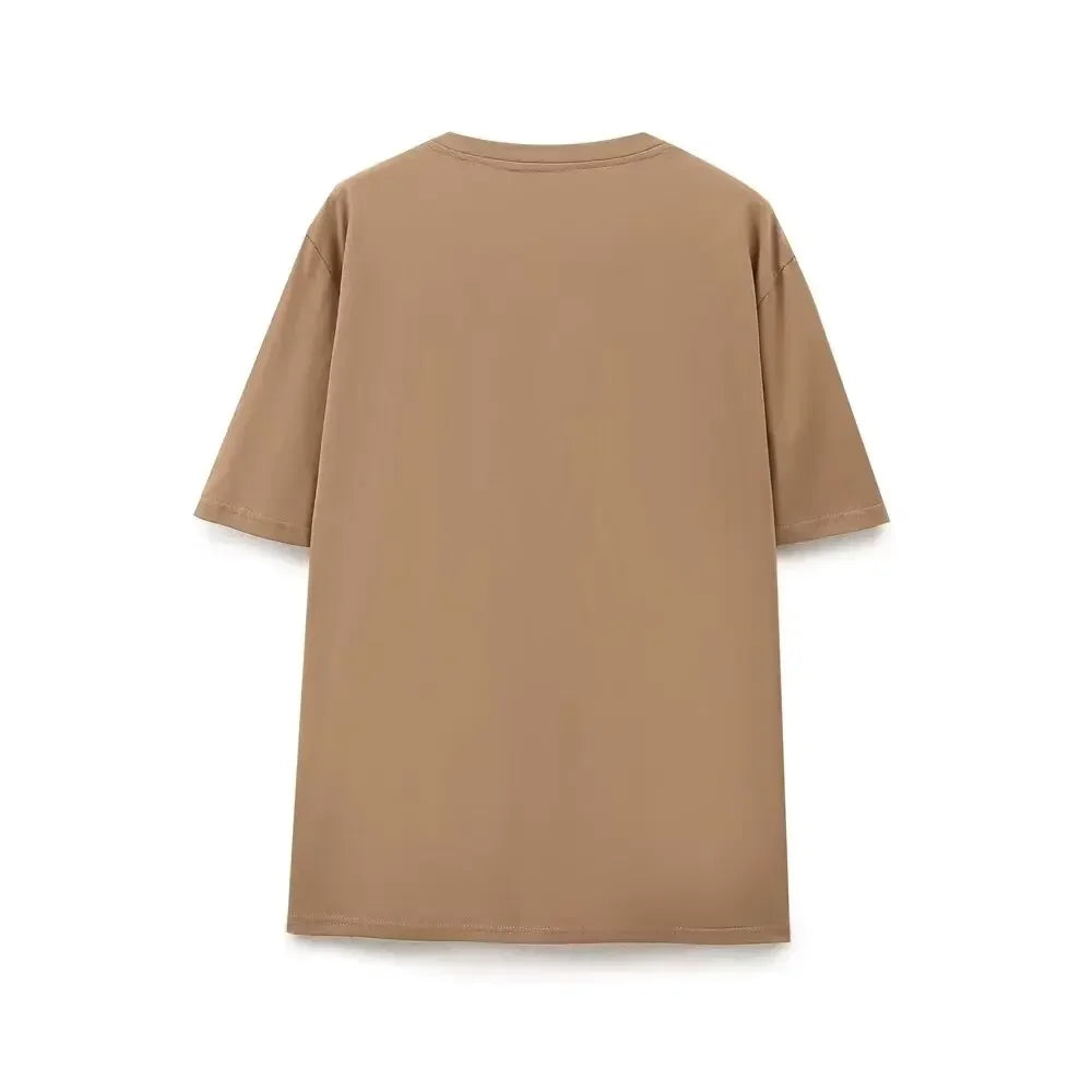 Oversized Printed Cotton T-Shirt