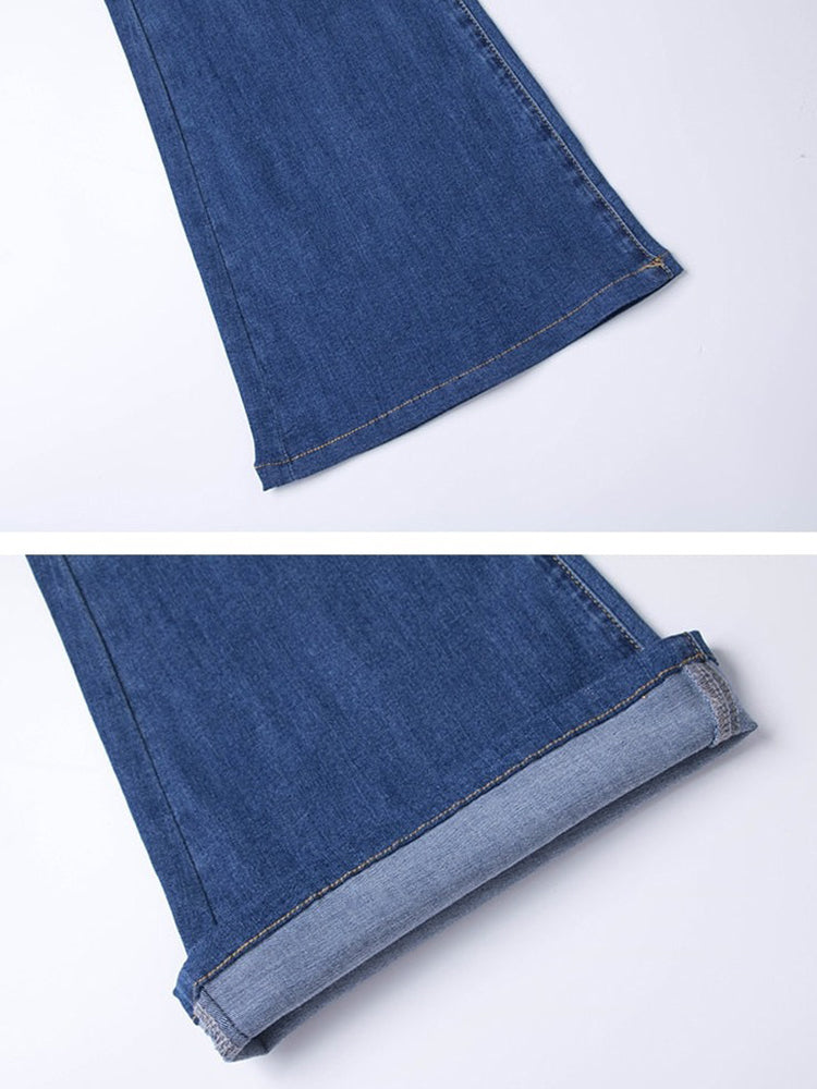 Skinny High-Waist Denim Pants