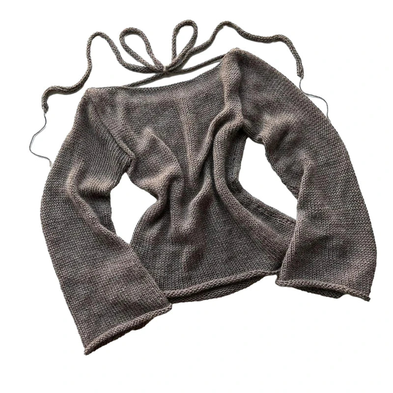 Vintage Streetwear Grunge Knit Pullover Sweater