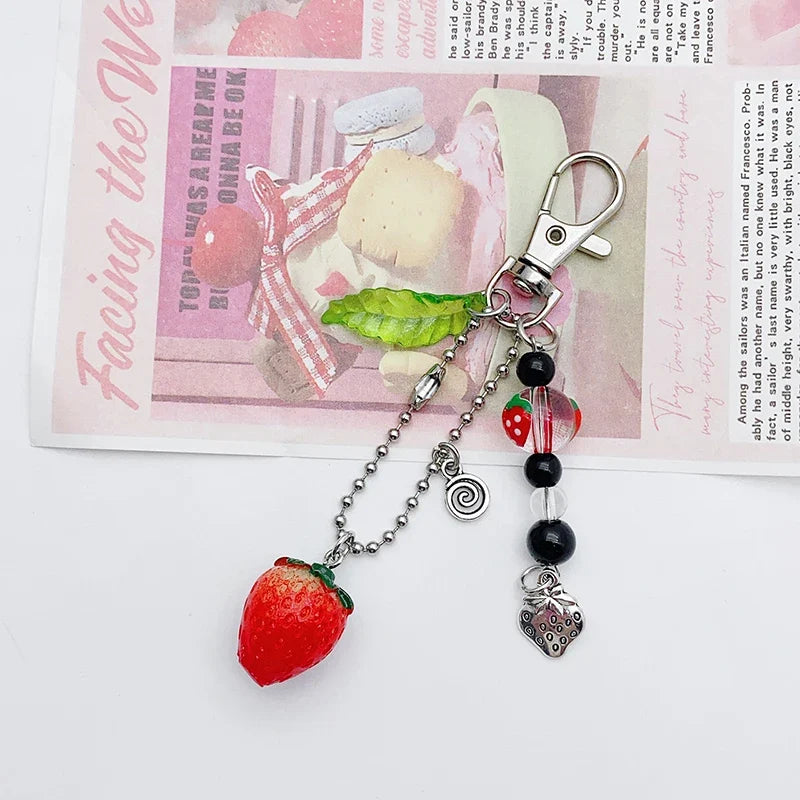 Floral Charm Keychain