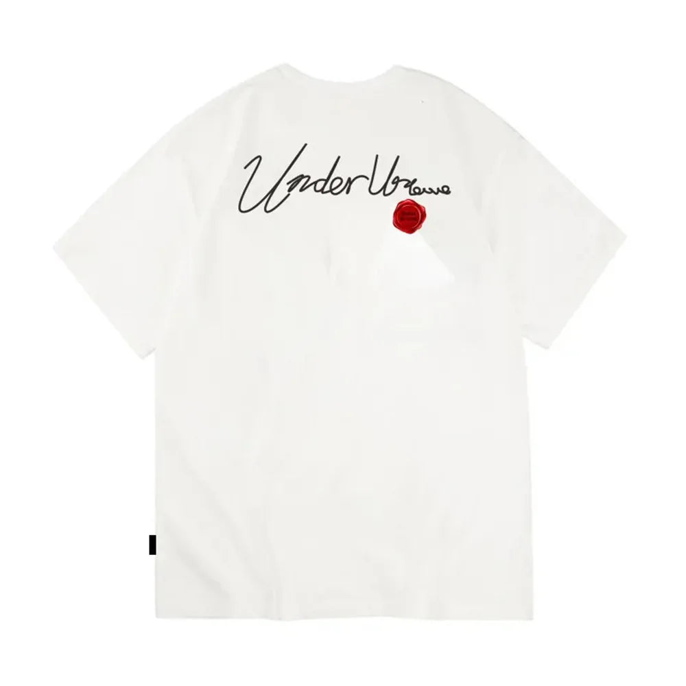 Retro Trendy Short-Sleeved Letters T-Shirt