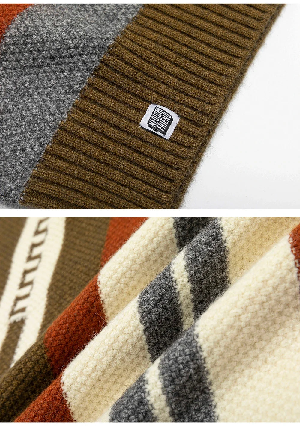 Retro Multi-Stripe Sweater