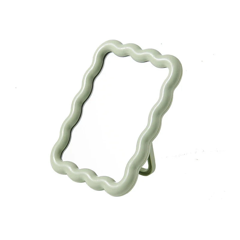 Solid Color Irregular Portable Mirror