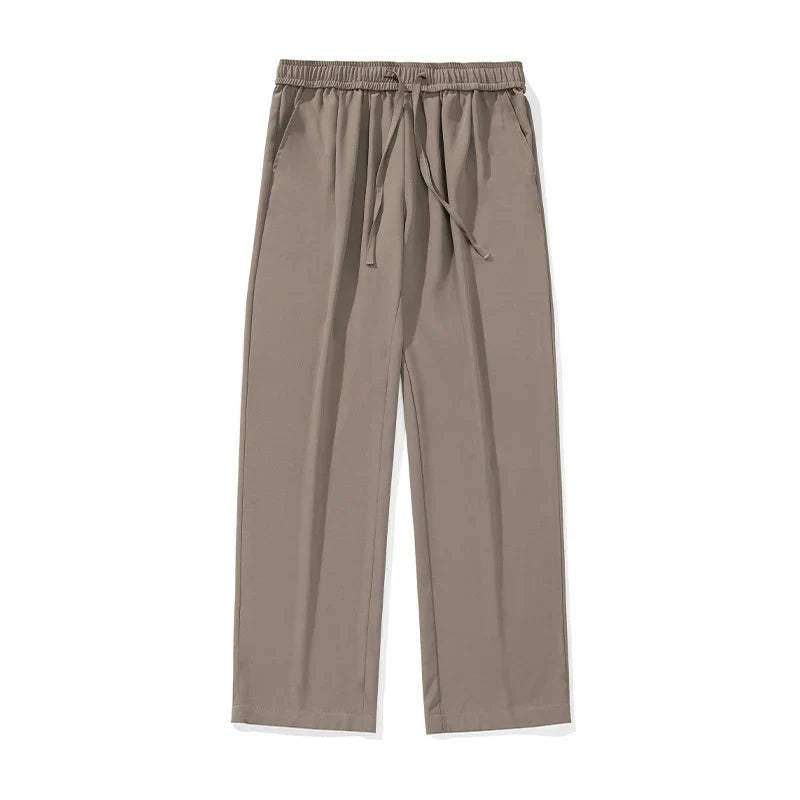 Retro Ice Silk Casual Pants