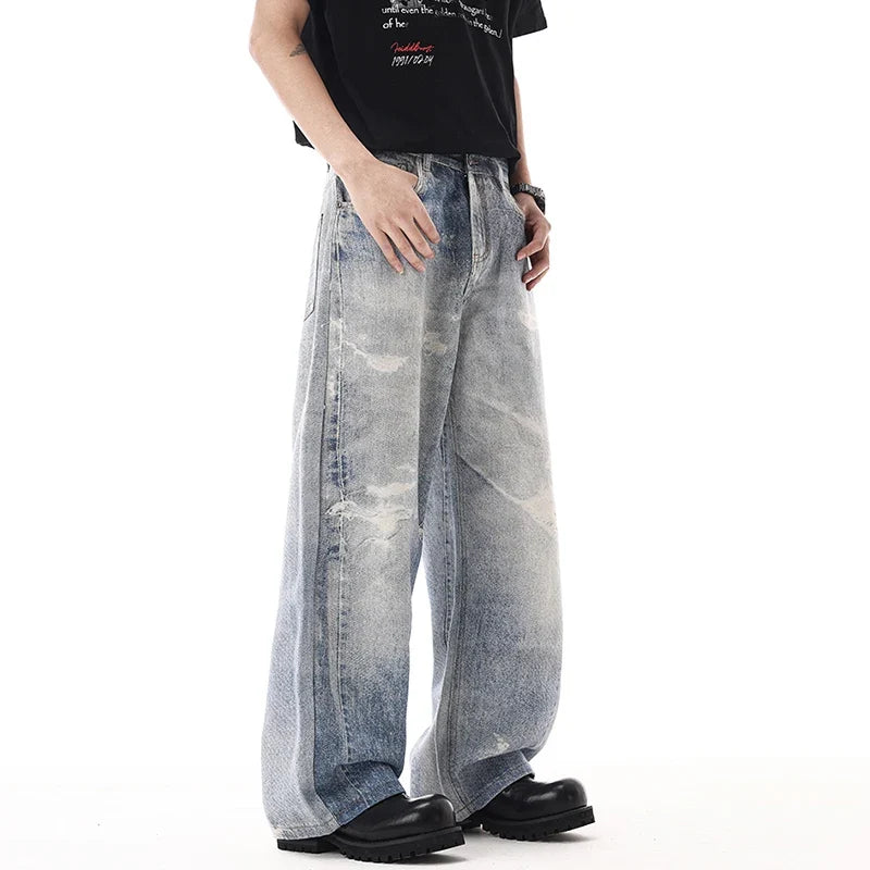 Raw Hem Realness Personalized Washed Straight Jeans