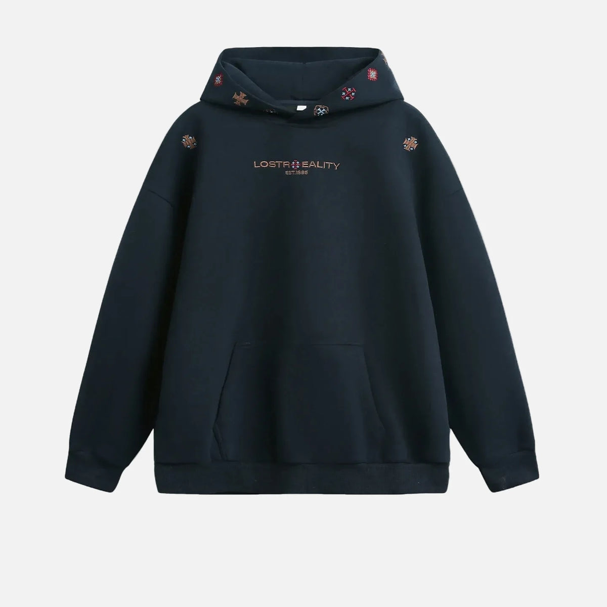 Vintage Heavyweight Embroidered Oversized Hoodie