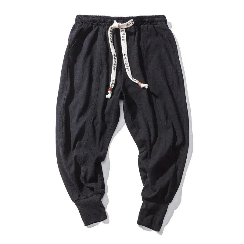 Baggy Solid Japanese Pants