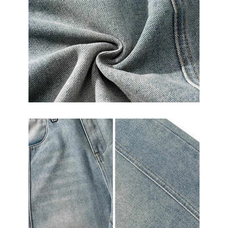 Men's Vintage Washed Baggy Jeans