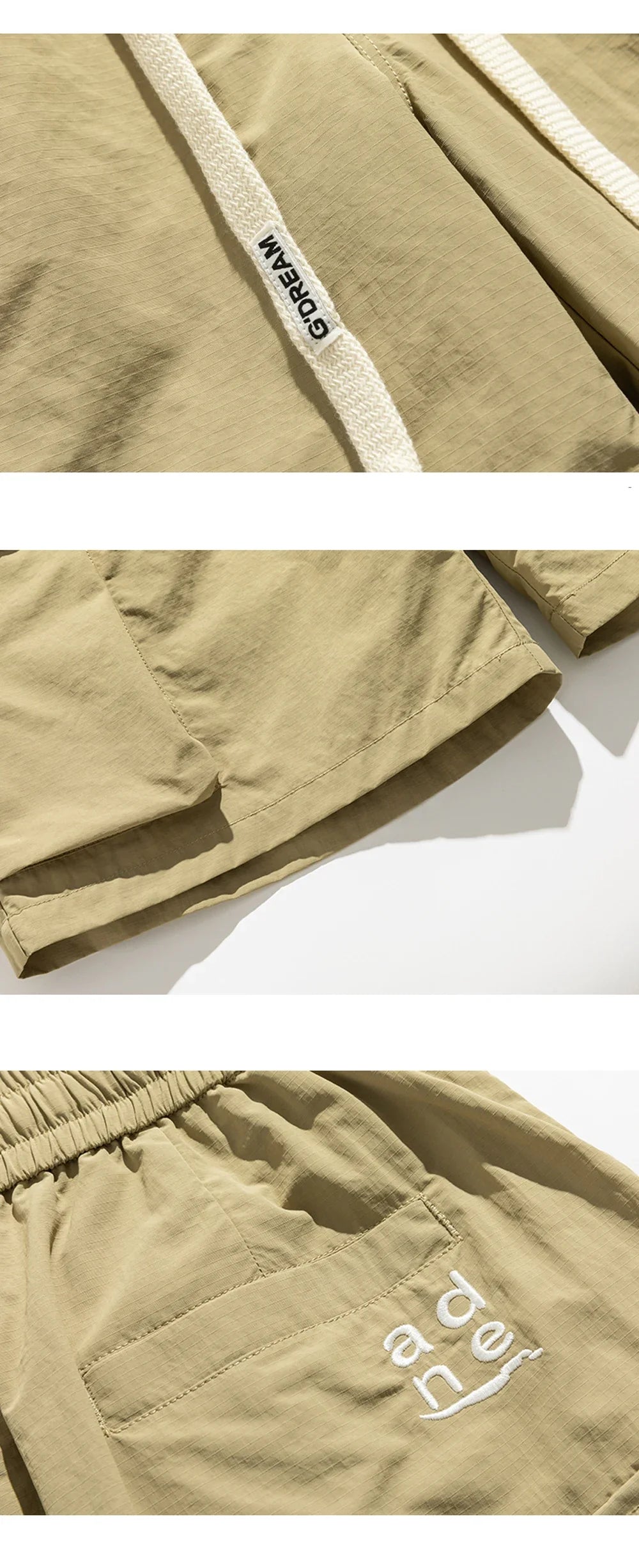 Solid Utility Cargo Shorts