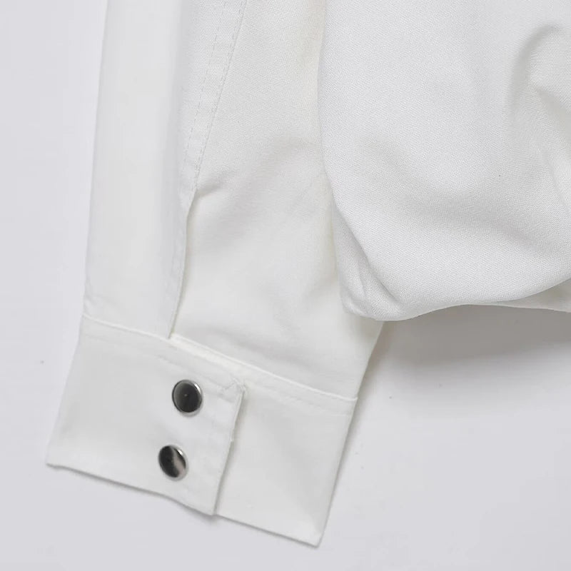Cozy Soft White High Neck Bomber Jacket