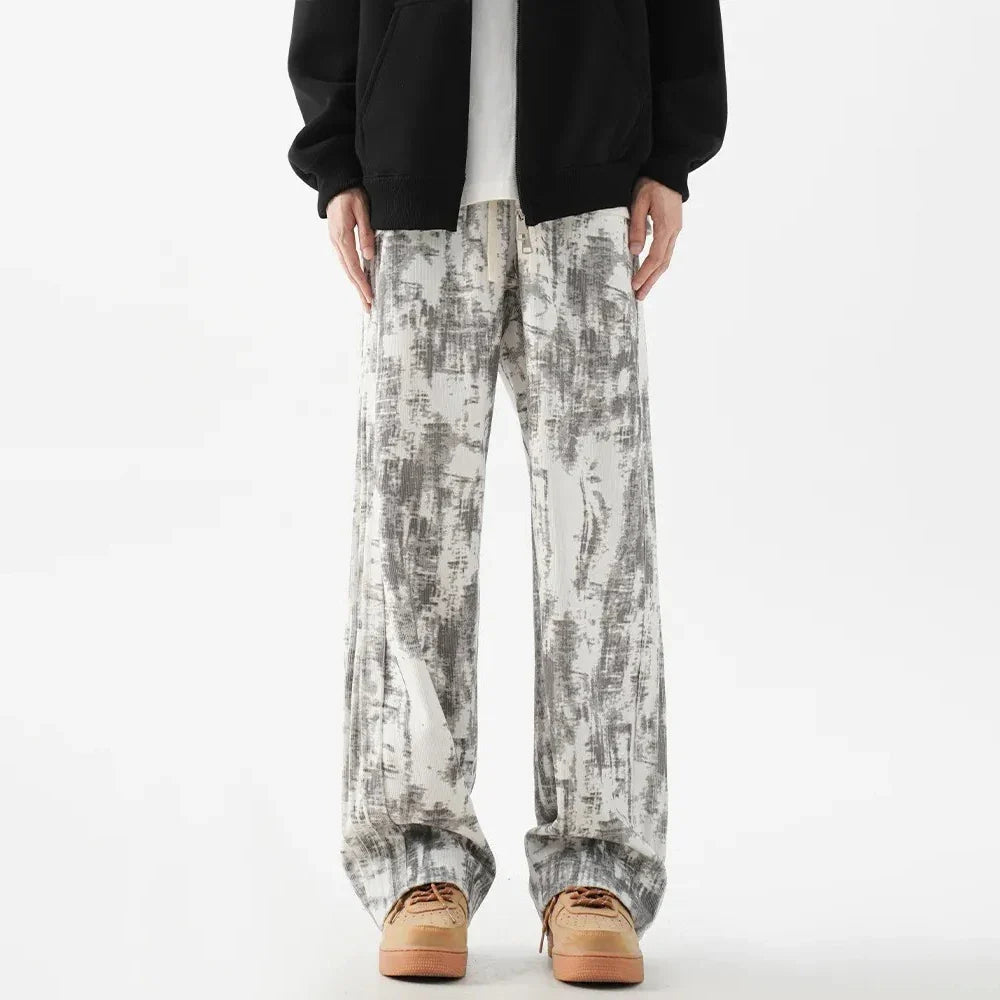 Flattering Straight Drape Casual Pants