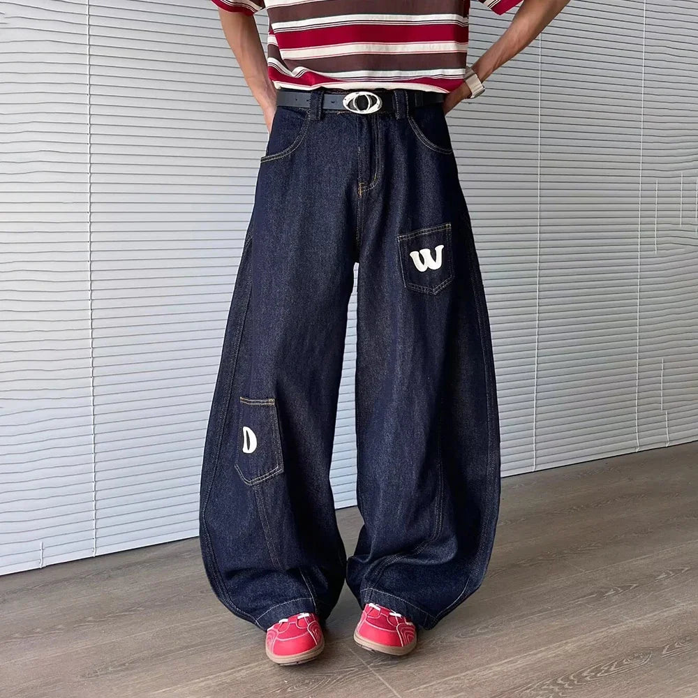 Effortless Cool Scimitar Wide Leg Jeans