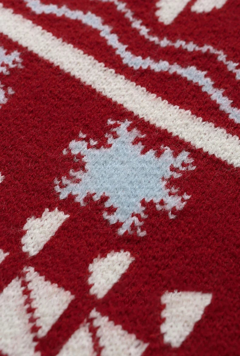 Christmas Knitted Snow Sweater