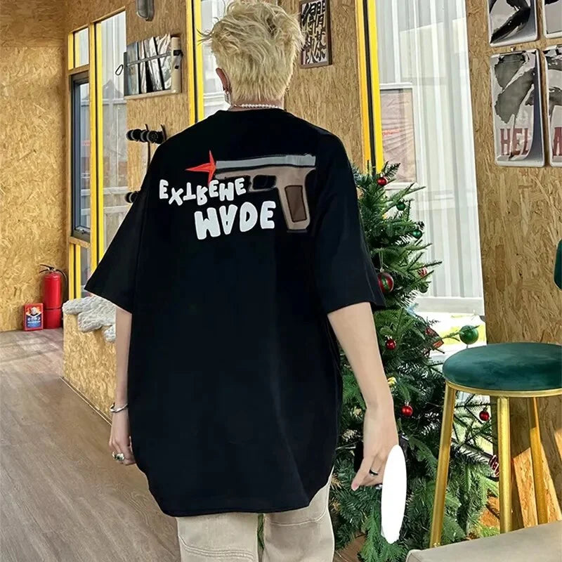 Y2k Funny Ghost Oversized T-shirt
