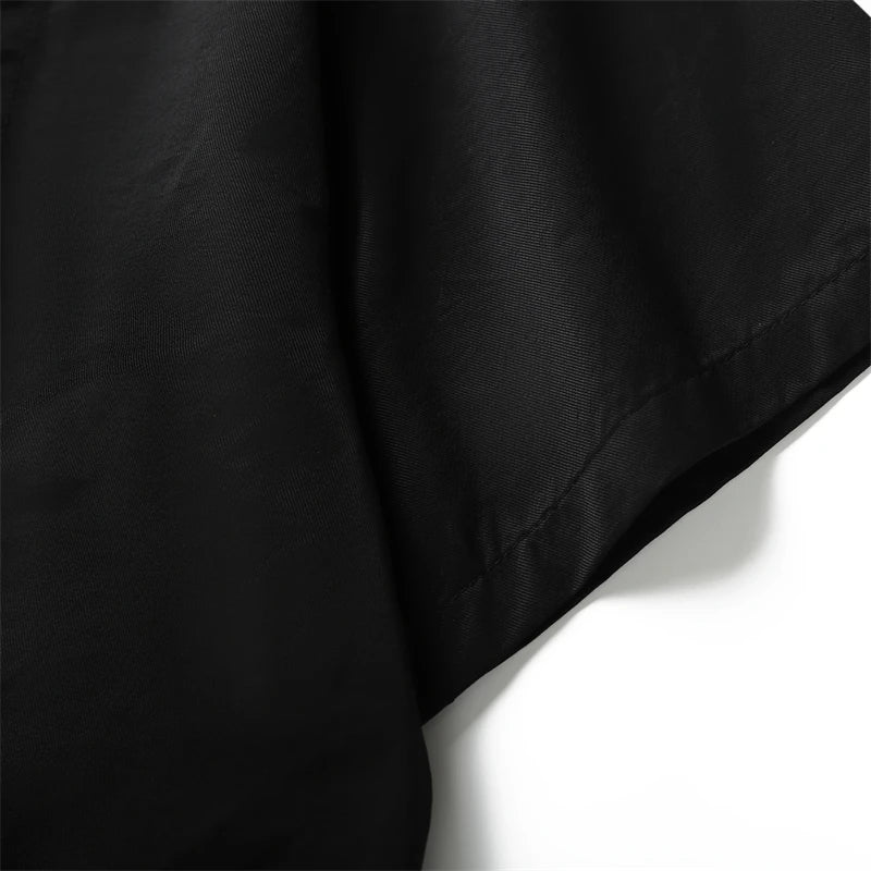 Black Mandarin Women's Shirt