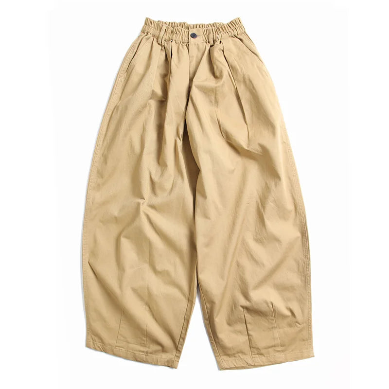 American Spring Casual Loose Wide Leg Pants