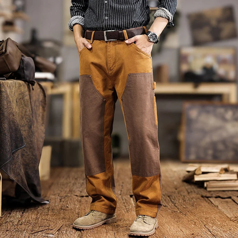 High End American Style Tide Functional Jeans