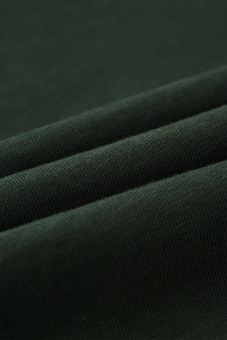 Placket Polo Solid Color T-Shirt