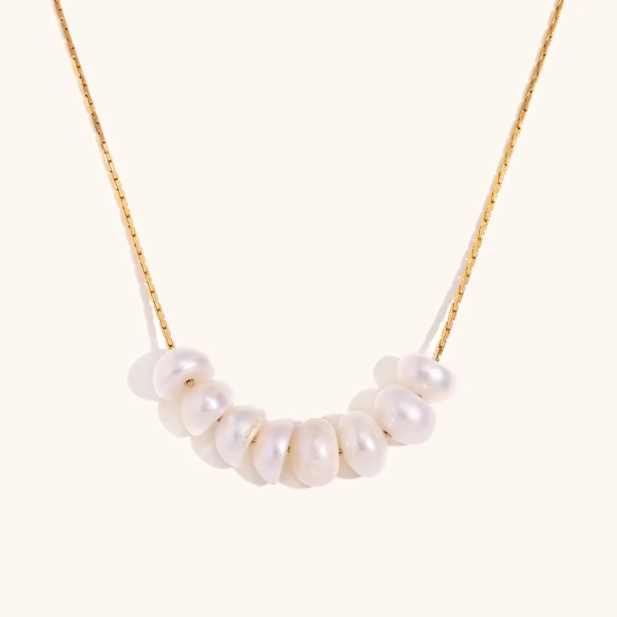 Elegant Korean Pearl Pendant Necklace