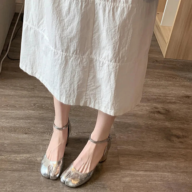 Tabi Block Heels