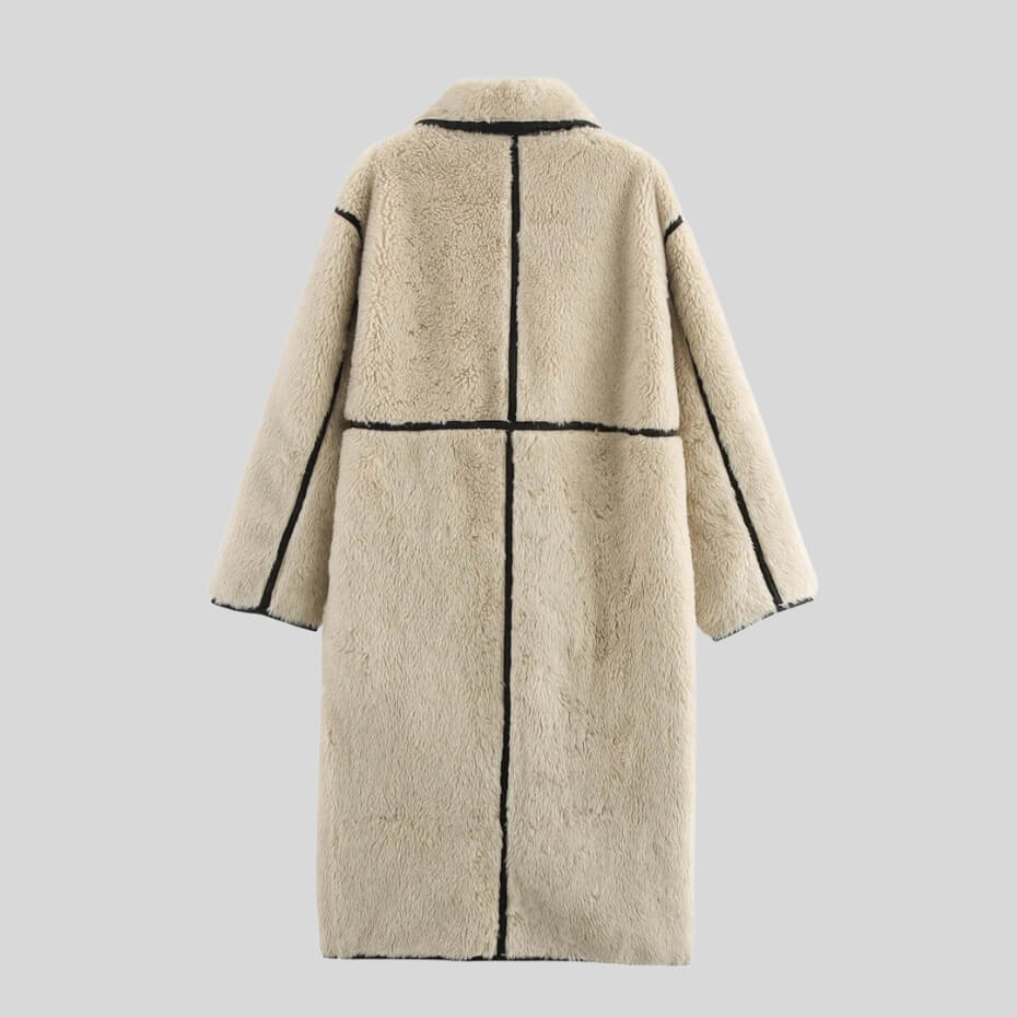 Teddy Trim Coat